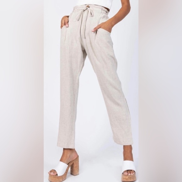 Princess Polly The Rex Pants Beige - US 4 - Picture 6 of 7